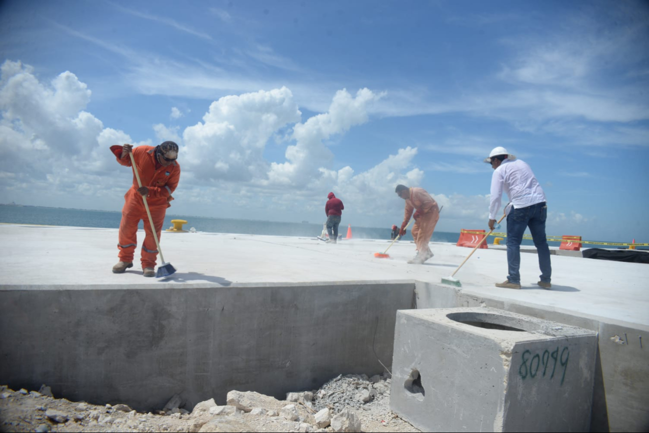 El nuevo astillero del Puerto de Altura de Progreso está diseñado para atender a todo tipo de embarcaciones El nuevo astillero del Puerto de Altura de Progreso está diseñado para atender a todo tipo de embarcaciones