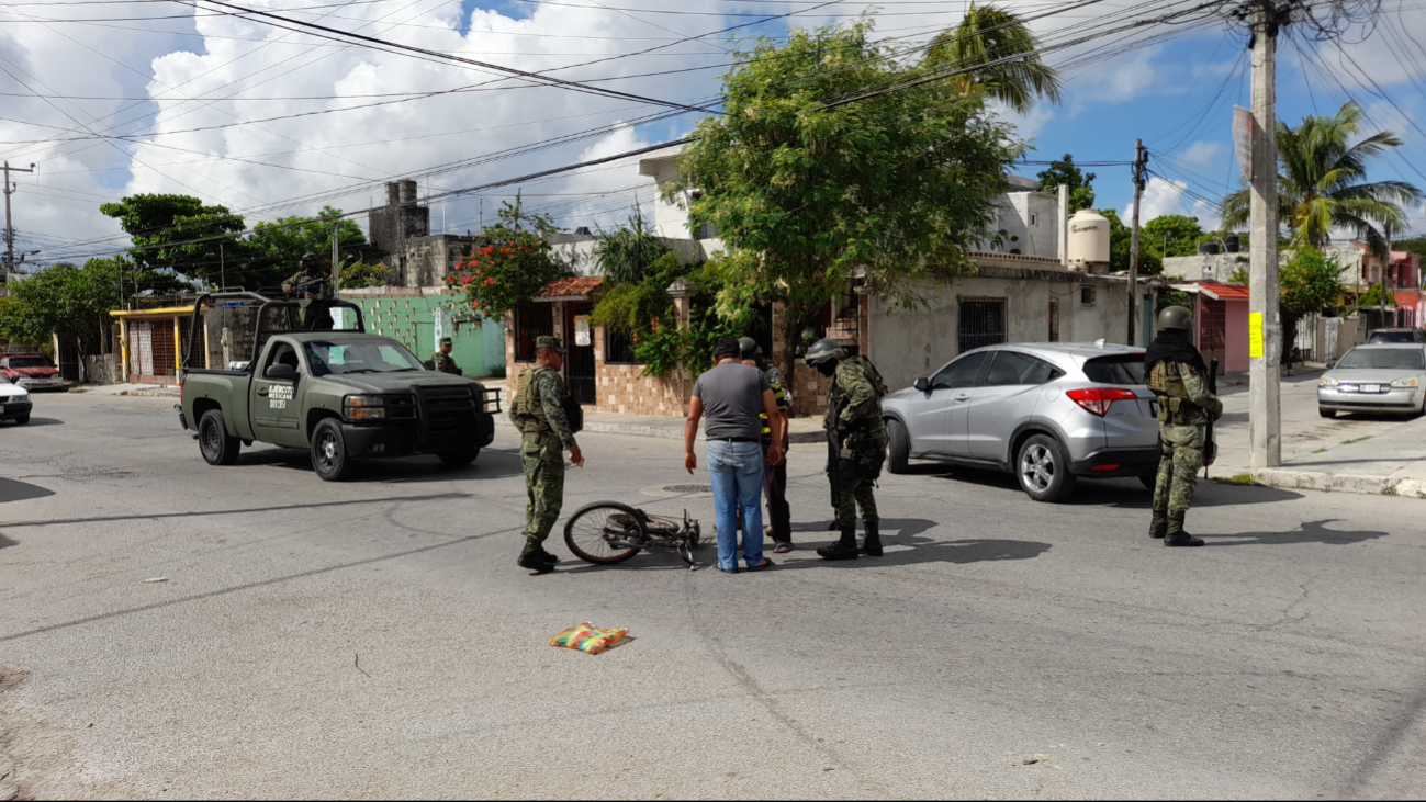 Elementos del 64 Batallón de Infantería socorrieron a la víctima Elementos del 64 Batallón de Infantería socorrieron a la víctima