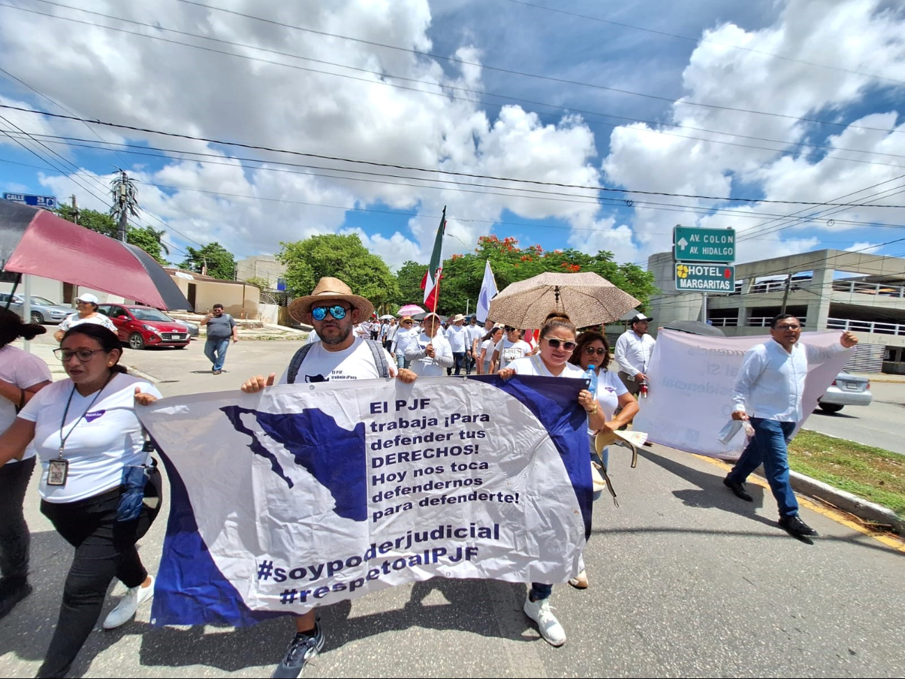 Las protestas contra la Reforma del Poder Judicial continúan en Mérida Las protestas contra la Reforma del Poder Judicial continúan en Mérida
