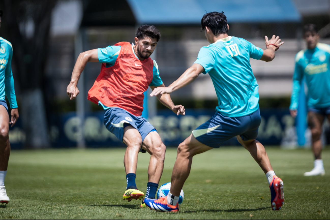 América listo para el Clásico Joven