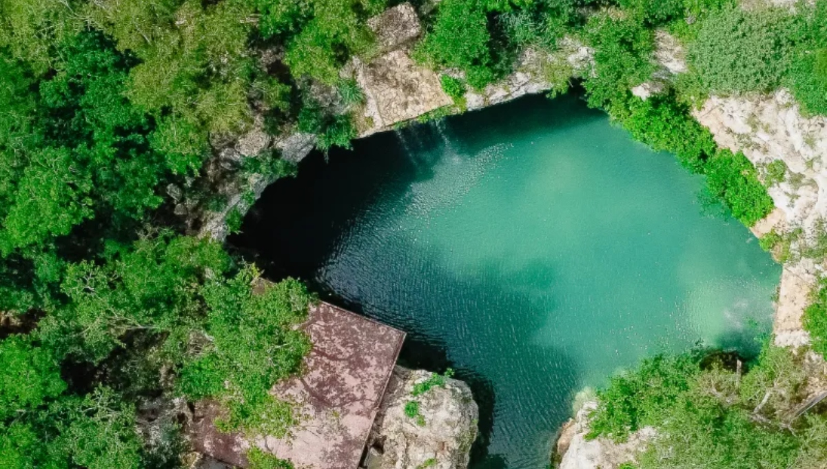 El cenote Pool Cocom es de los más visitados en Yucatán El cenote Pool Cocom es de los más visitados en Yucatán