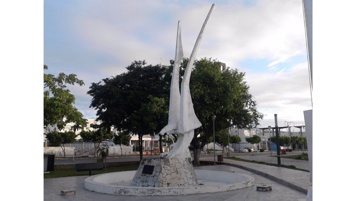 En la Plaza de la República, simboliza la libertad y el espíritu indomable de Campeche. En la Plaza de la República, simboliza la libertad y el espíritu indomable de Campeche.
