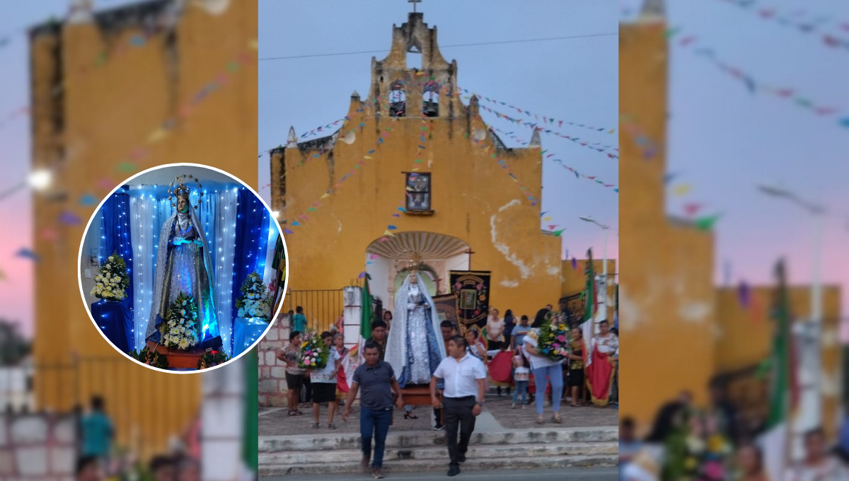 En Hopelchén, inicia fiesta patronal en honor a la Virgen de la Asunción