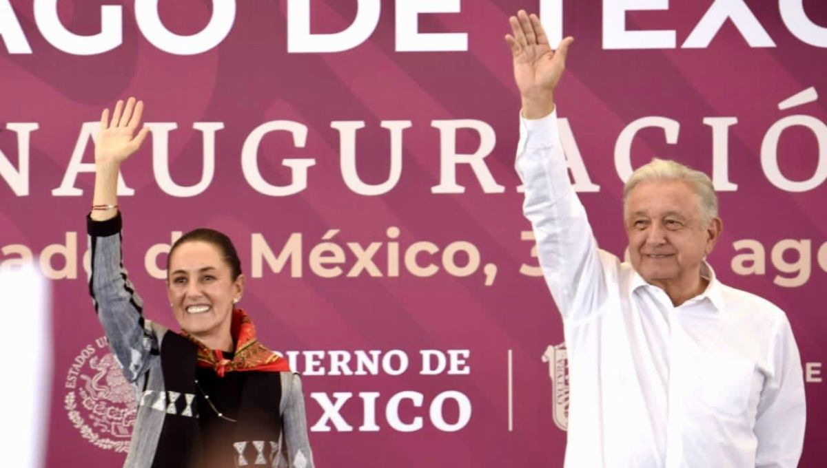 Claudia Sheinbaum y Andrés Manuel López Obrador en el Parque Ecológico del Lago de Texcoco Claudia Sheinbaum y Andrés Manuel López Obrador en el Parque Ecológico del Lago de Texcoco