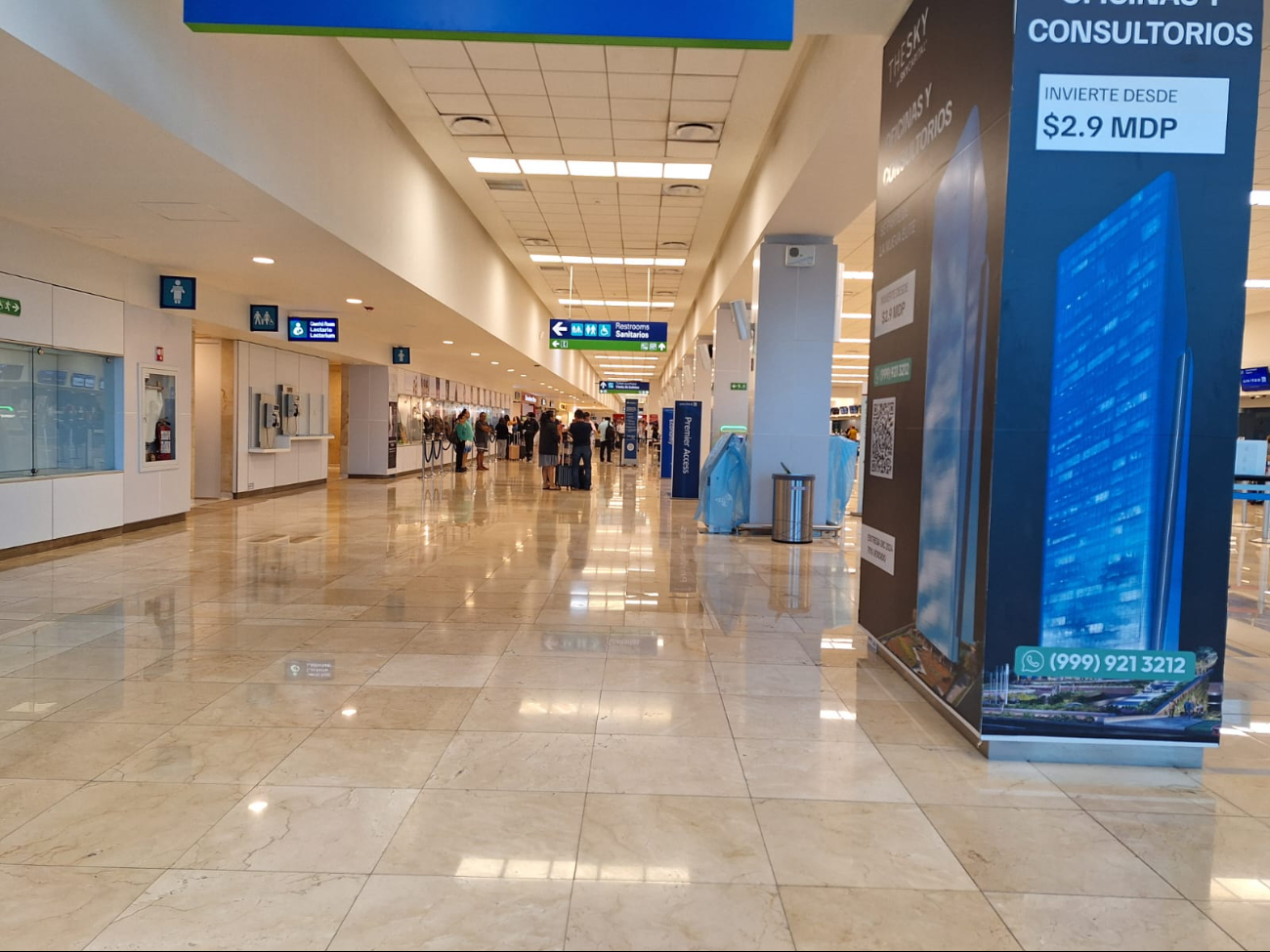Hay un lento inicio de fin de semana en el aeropuerto de Mérida Hay un lento inicio de fin de semana en el aeropuerto de Mérida