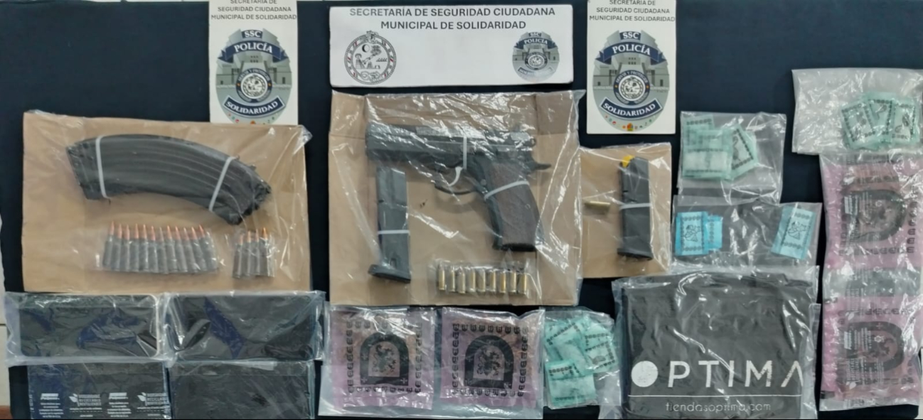 Se encontraron 68 envoltorios en total de droga Se encontraron 68 envoltorios en total de droga
