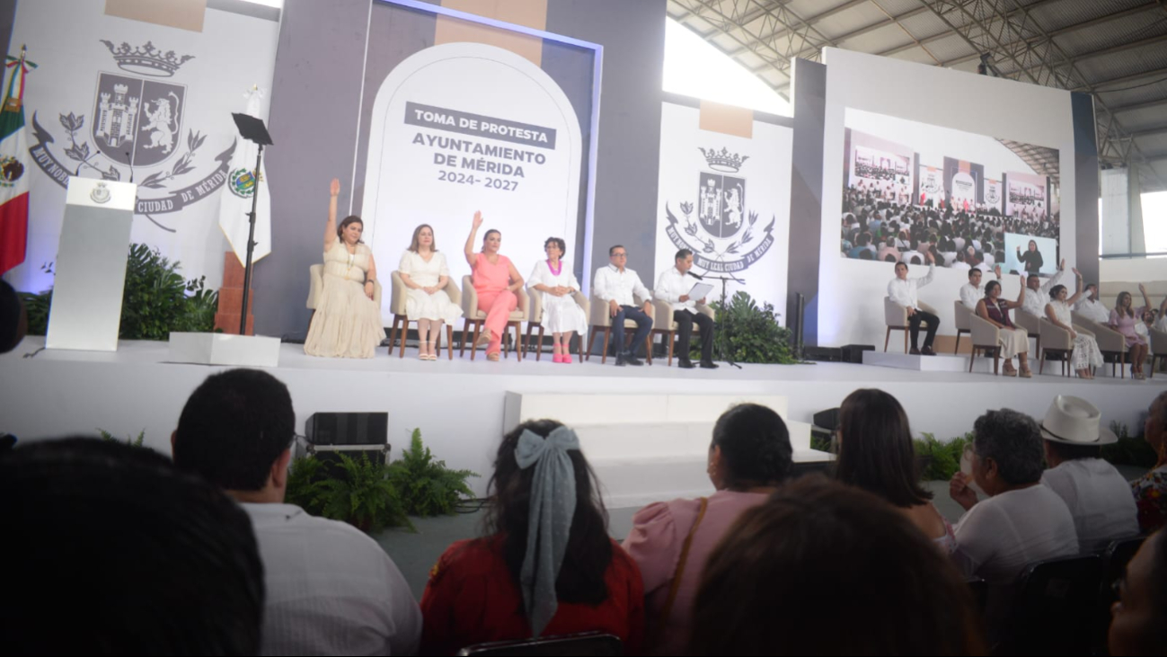 Así fue como Cecilia Patrón tomó protesta como alcaldesa de Mérida, Yucatán Así fue como Cecilia Patrón tomó protesta como alcaldesa de Mérida, Yucatán