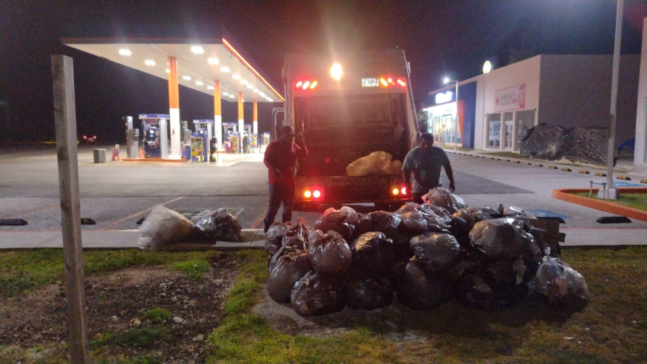 En temporada baja, se recolectan 45 mil kilos de basura al día En temporada baja, se recolectan 45 mil kilos de basura al día