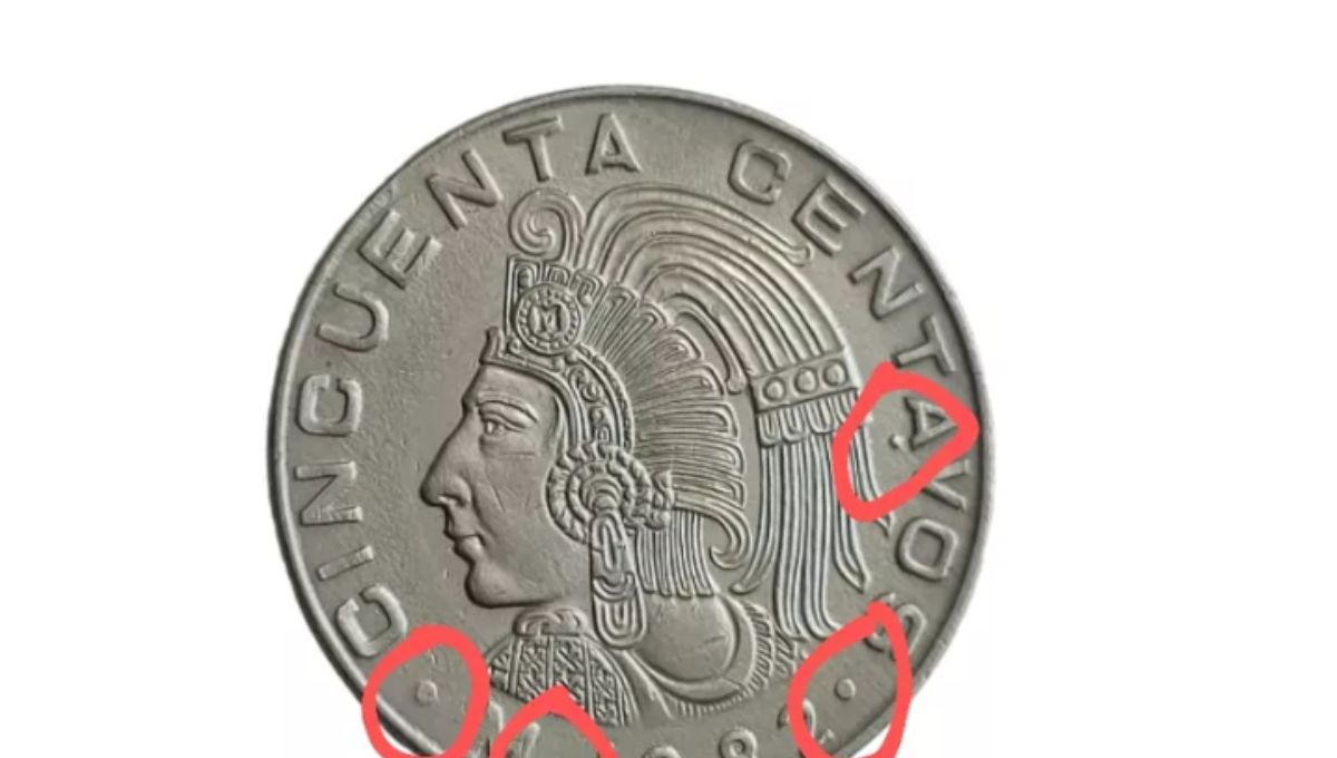 Exigen casi medio millón de pesos por moneda de 50 centavos; ¿cuáles son sus características?