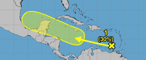 ¿Otro Ciclón Tropical atravesará la Península de Yucatán? Vigilan Onda Tropical con  potencial ciclónico  