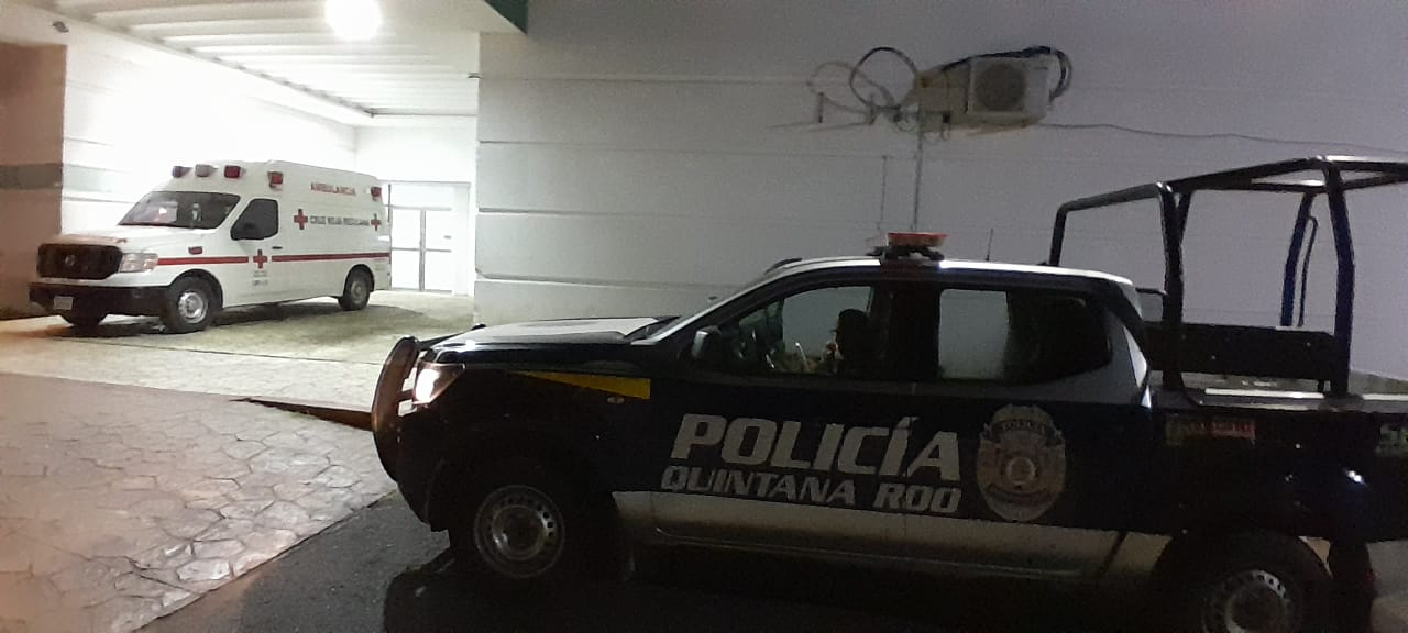 El hombre fue trasladado al Hospital General de Cancún El hombre fue trasladado al Hospital General de Cancún