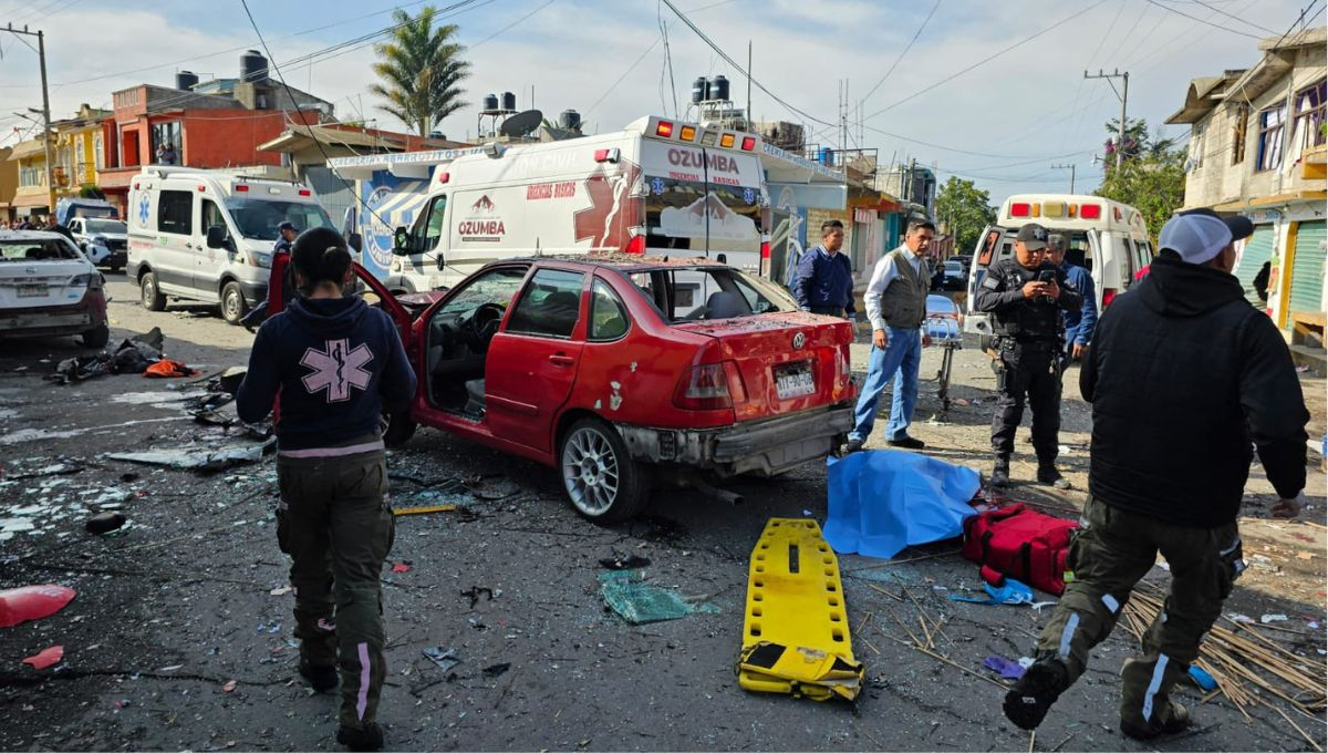 En Tepetlixpa, Estado de México, una persona murió a consecuencia de la explosión de fuegos pirotécnicos durante una celebración religiosa En Tepetlixpa, Estado de México, una persona murió a consecuencia de la explosión de fuegos pirotécnicos durante una celebración religiosa