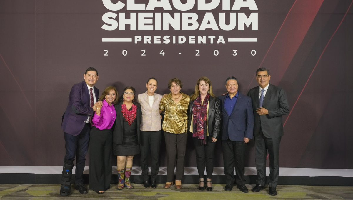 Mandatarios presentes en la reunión de Claudia Sheinbaum Mandatarios presentes en la reunión de Claudia Sheinbaum