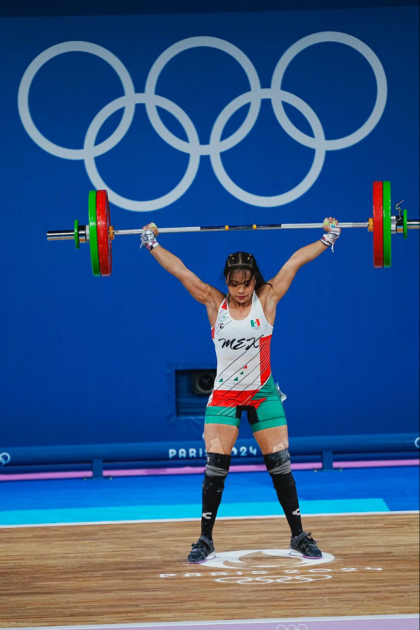 México, lejos del podio en halterofilia en París 2024 