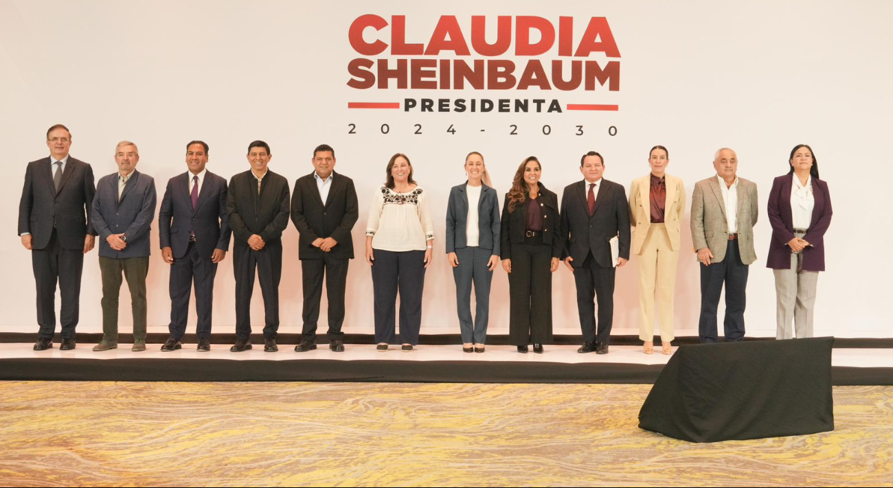 La virtual presidenta electa se comprometió a terminar las obras que inició AMLO