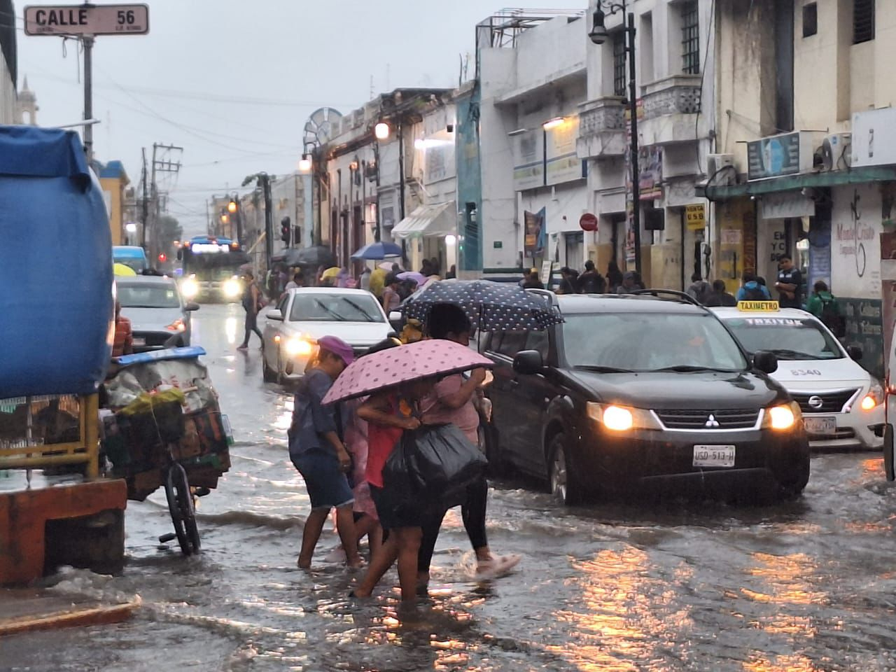 Las lluvias azotaron este viernes por la tarde Las lluvias azotaron este viernes por la tarde