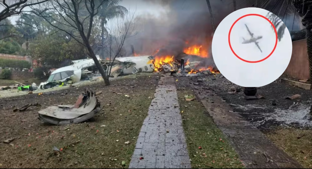 Tragedia aérea en Brasil cuando un avión ATR 72-500 de VoePass se desploma en Vinhedo: VIDEO
