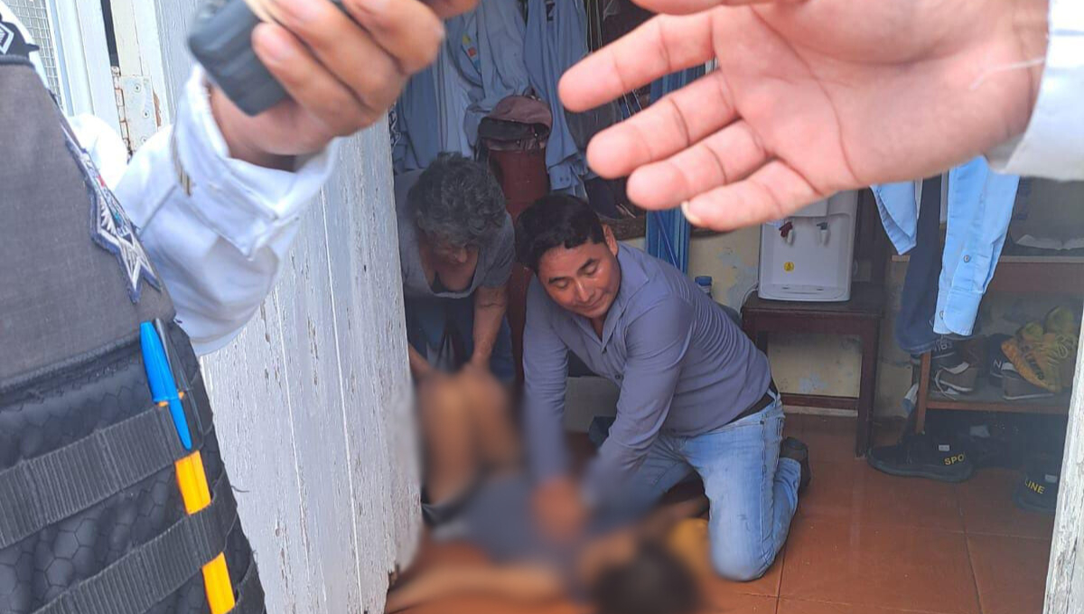 Una mujer de 50 años la descolgó con ayuda de otro familiar Una mujer de 50 años la descolgó con ayuda de otro familiar
