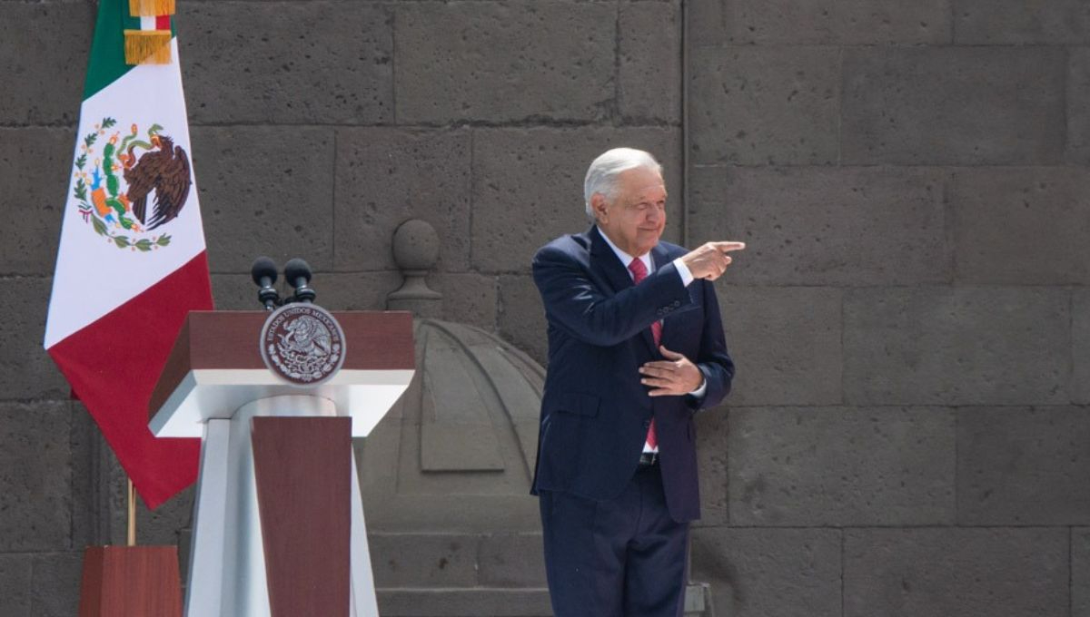 Andrés Manuel López Obrador en su último informe de gobierno Andrés Manuel López Obrador en su último informe de gobierno