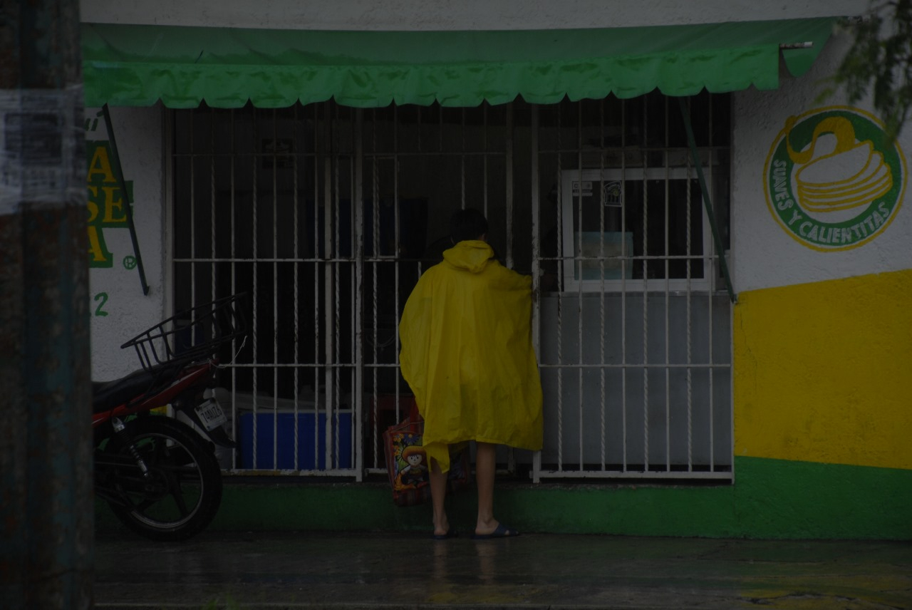 Las actividades de las personas se vieron afectadas por las lluvias Las actividades de las personas se vieron afectadas por las lluvias