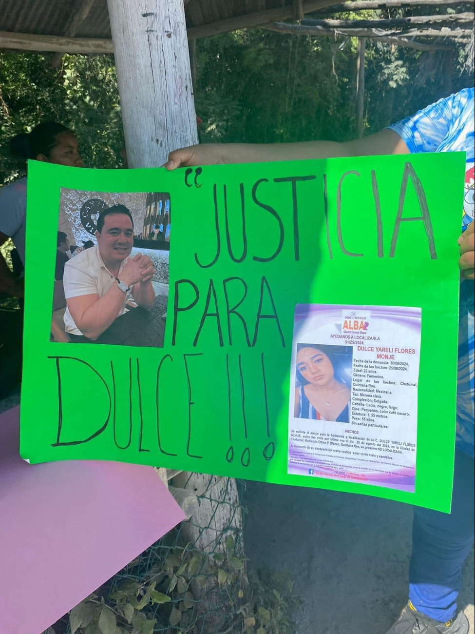 Protestas para exigir justicia por la desaparición de la enfermera Dulce Yareli Flores Protestas para exigir justicia por la desaparición de la enfermera Dulce Yareli Flores