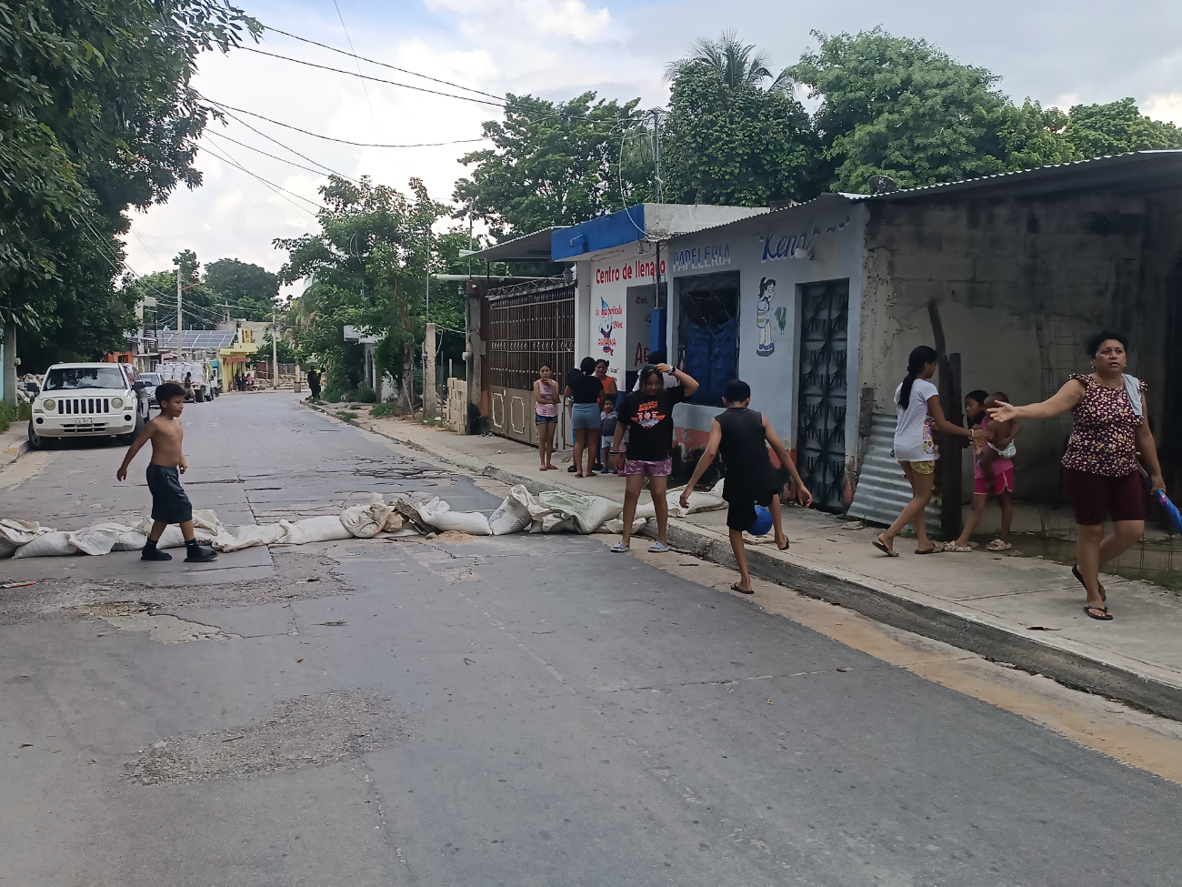 Molestos bloquearon las calles