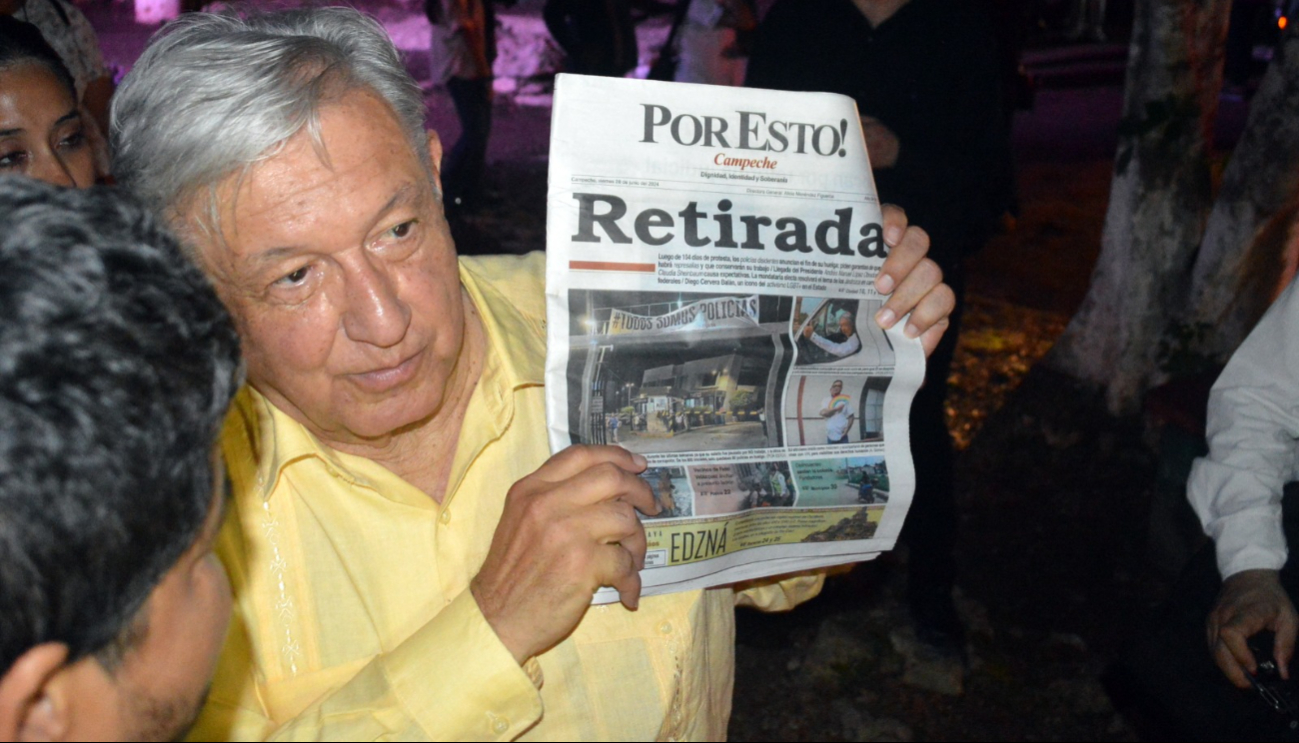 El Presidente podría estar en Campeche el 14 y 15 de septiembre antes de regresar a la Ciudad de México para el Grito de Independencia El Presidente podría estar en Campeche el 14 y 15 de septiembre antes de regresar a la Ciudad de México para el Grito de Independencia