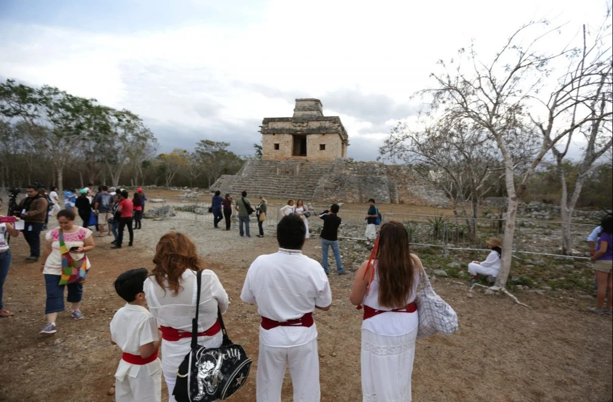 En Dzibilchaltún, Kin entrará por el templo de las Siete Muñecas En Dzibilchaltún, Kin entrará por el templo de las Siete Muñecas