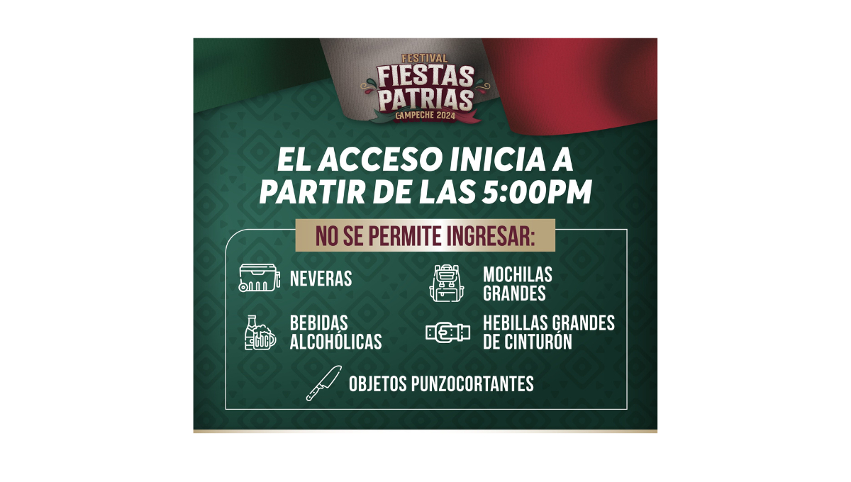 El acceso inicia a las 5 de la tarde El acceso inicia a las 5 de la tarde