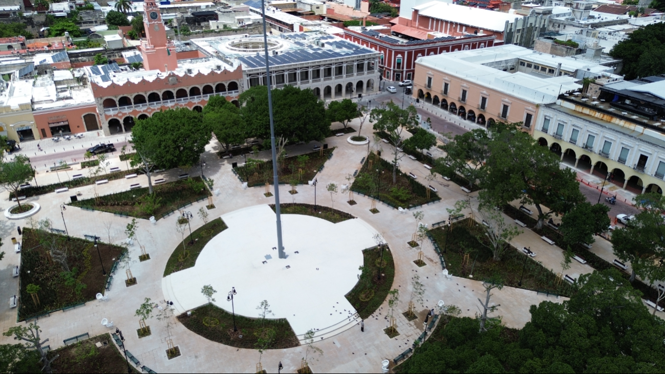Este jueves 12 de septiembre será reabierta la Plaza Grande de Mérida Este jueves 12 de septiembre será reabierta la Plaza Grande de Mérida
