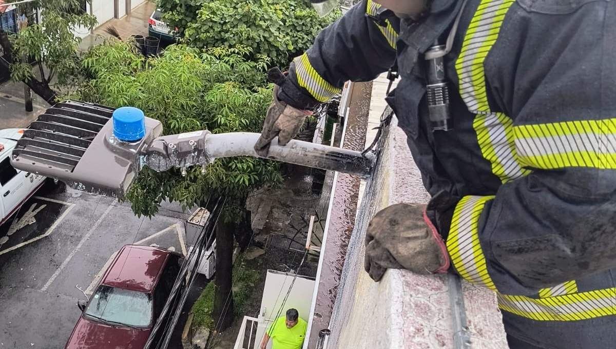 El rayo impactó en una tubería de gas en la guardería en Tlalpan El rayo impactó en una tubería de gas en la guardería en Tlalpan