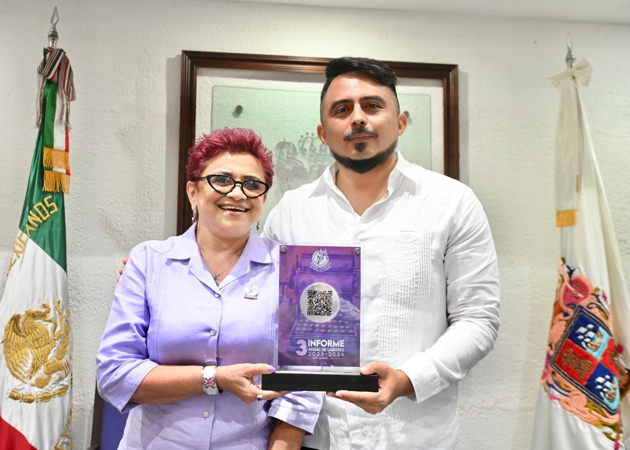 La entrega se realizó en una sesión privada de la Diputación Permanente, transmitida por redes sociales La entrega se realizó en una sesión privada de la Diputación Permanente, transmitida por redes sociales