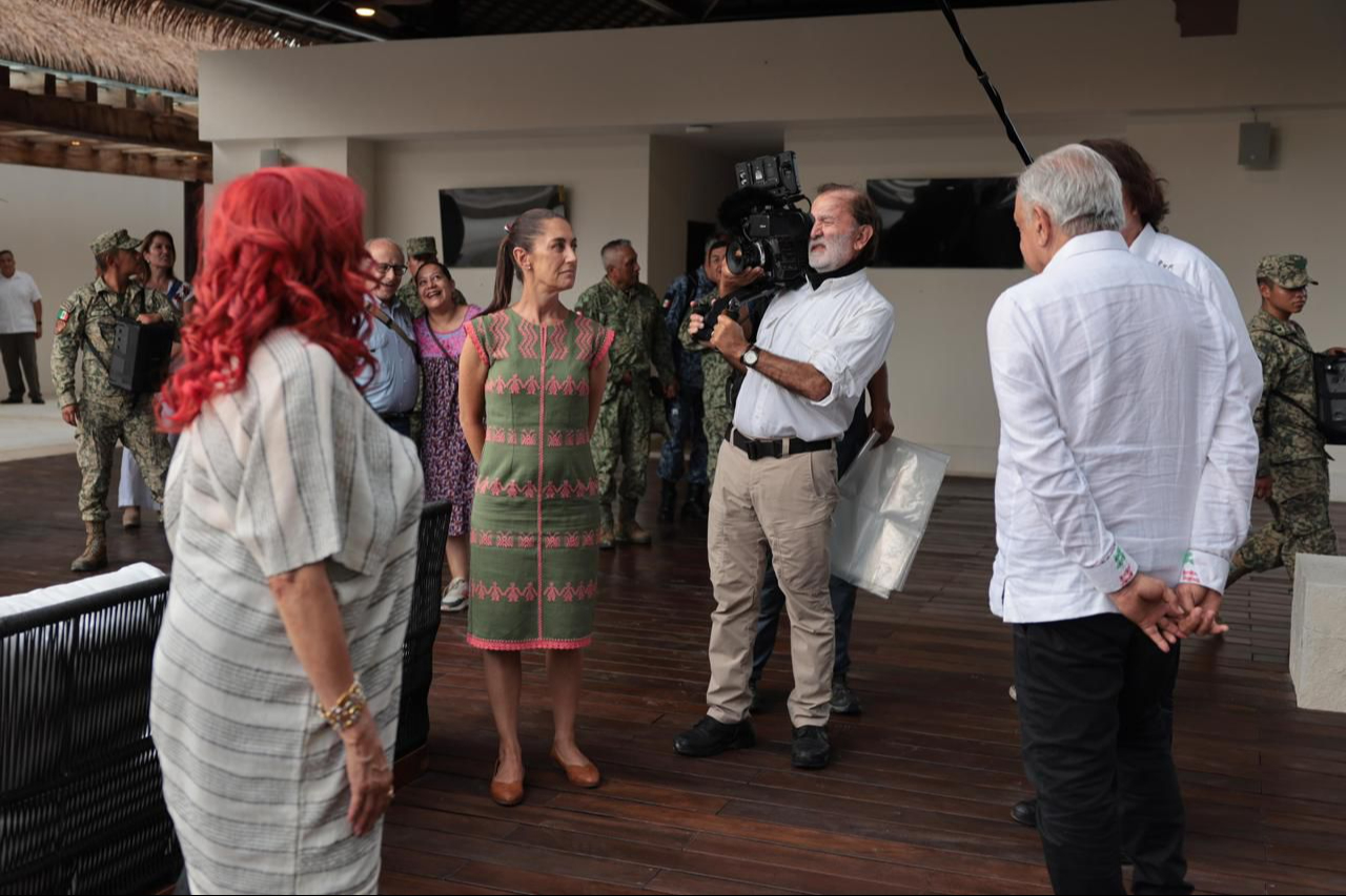 AMLO y Sheinbaum inauguran a puertas cerradas el Hotel Tren Maya Calakmul / Especial AMLO y Sheinbaum inauguran a puertas cerradas el Hotel Tren Maya Calakmul / Especial