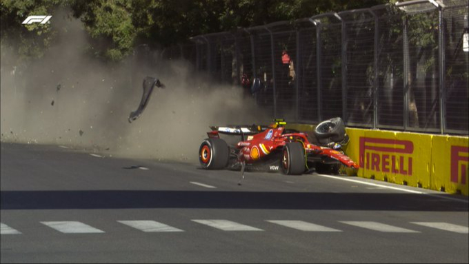 Ferrari pierde el control por el puesto del Red bull de Checo Ferrari pierde el control por el puesto del Red bull de Checo