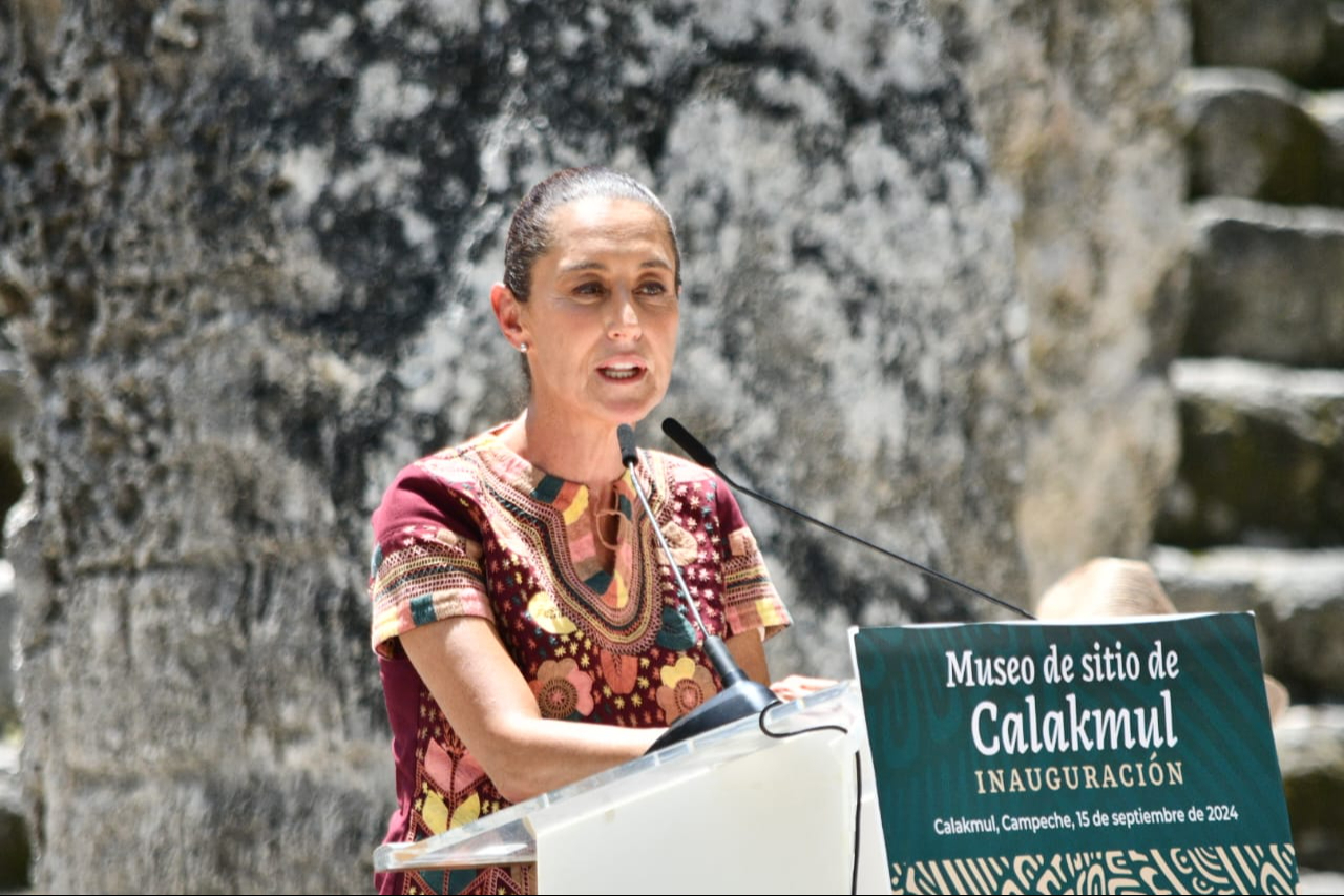 La presidenta electa, reconoció la belleza de Calakmul La presidenta electa, reconoció la belleza de Calakmul