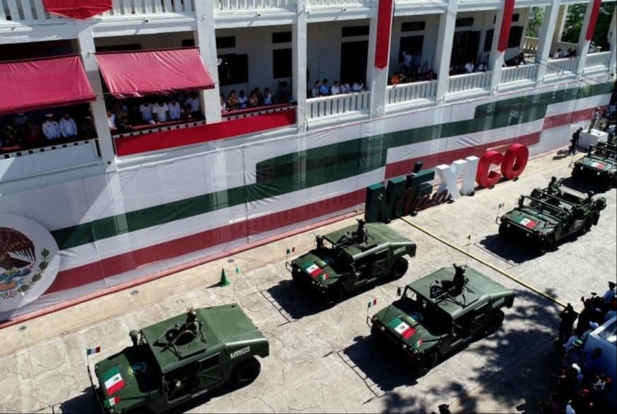 Ejército Mexicano hizo presencia en el desfile Ejército Mexicano hizo presencia en el desfile