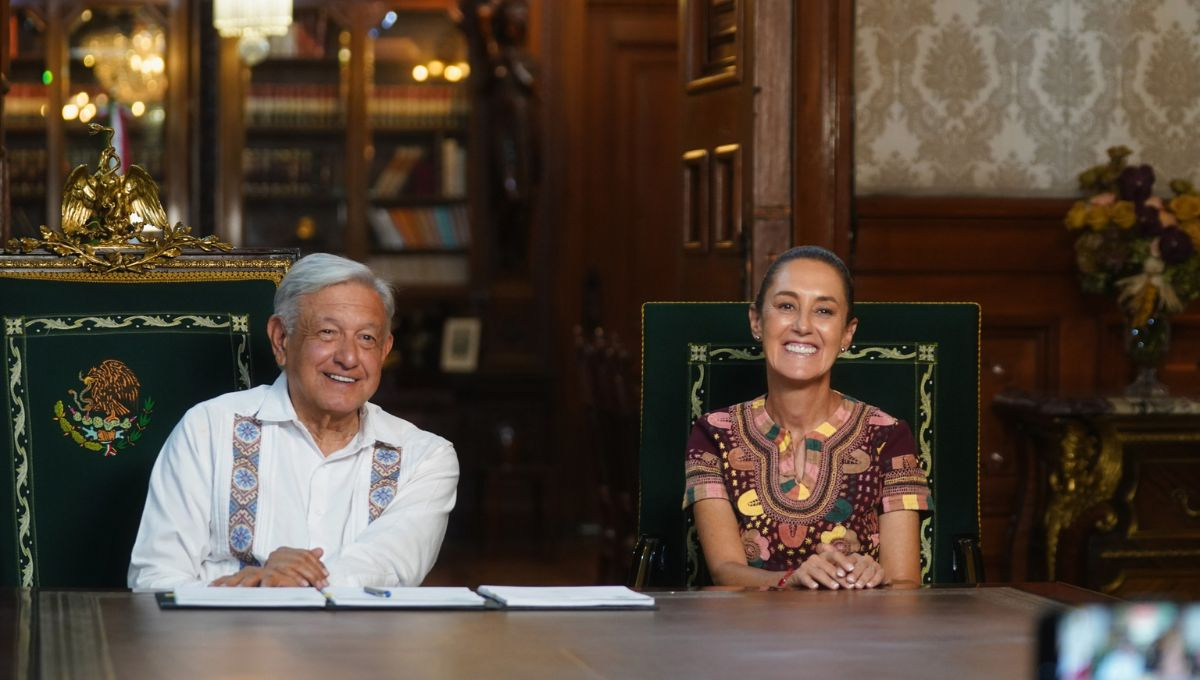 Presidente Andrés Manuel López Obrador y Claudia Sheinbaum Pardo, presidenta electa de México Presidente Andrés Manuel López Obrador y Claudia Sheinbaum Pardo, presidenta electa de México