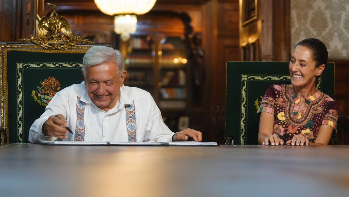 Presidente López Obrador firmando el decreto de la Reforma Judicial Presidente López Obrador firmando el decreto de la Reforma Judicial