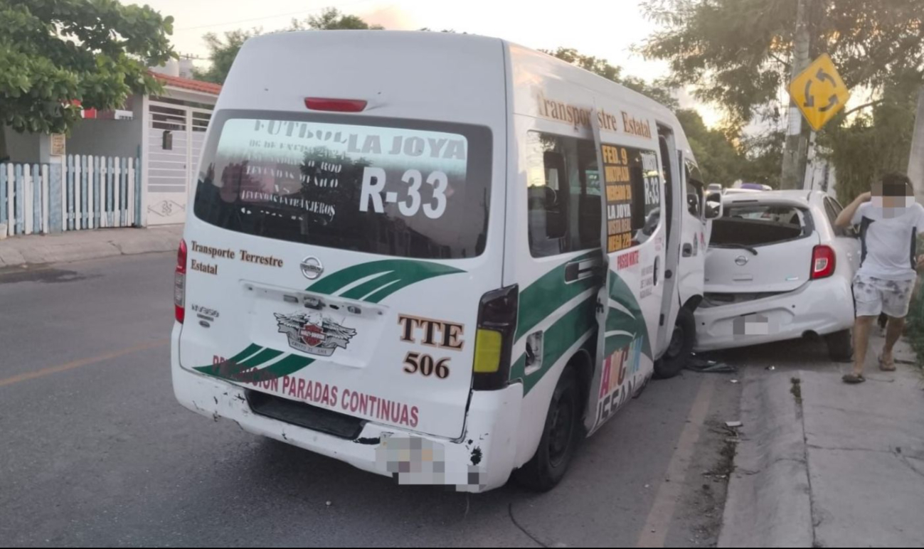 Registran al menos cuatro accidentes viales en la mañana del martes en Cancún Registran al menos cuatro accidentes viales en la mañana del martes en Cancún