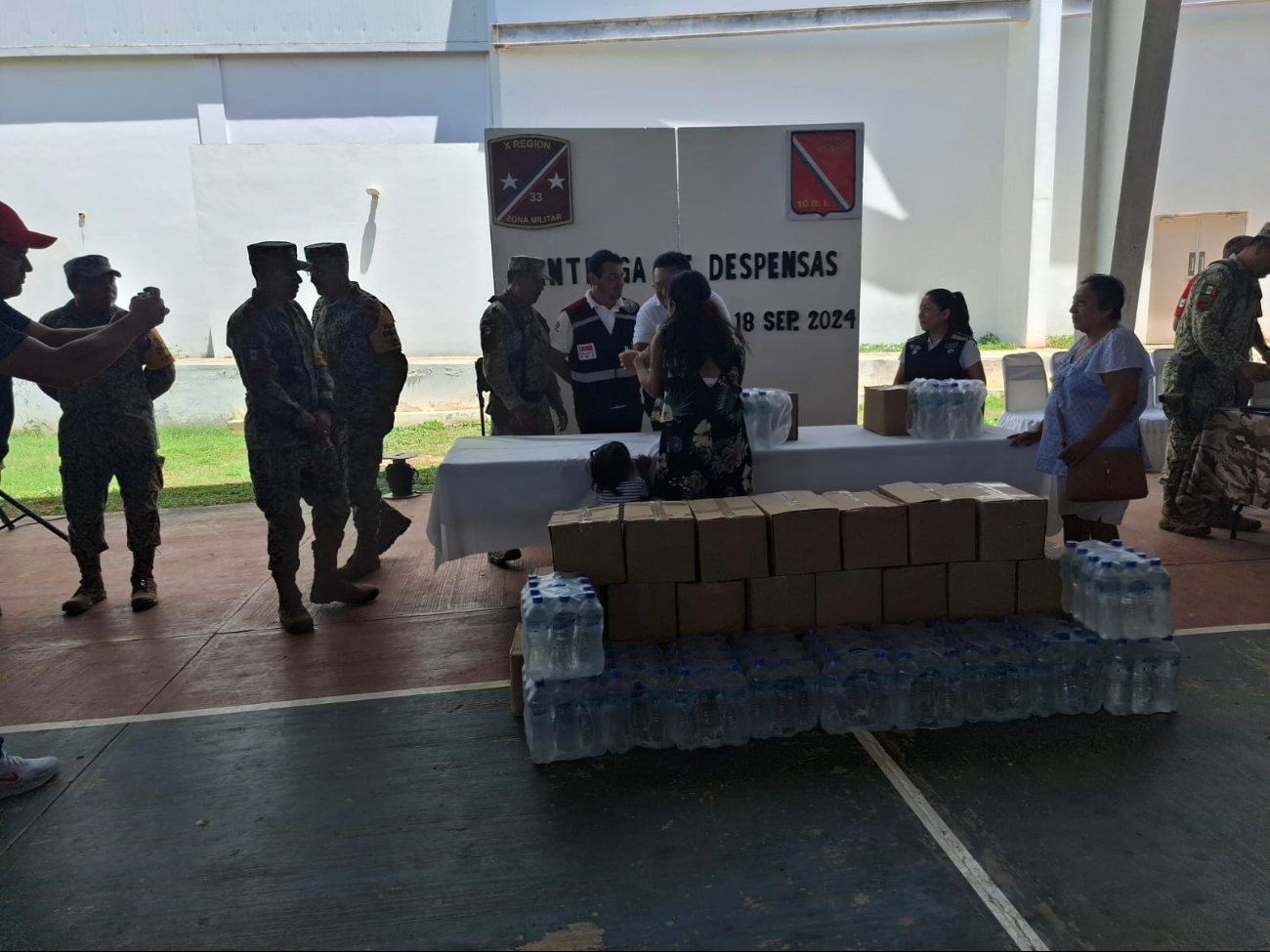 Las despensas fueron por parte del Gobierno de México Las despensas fueron por parte del Gobierno de México