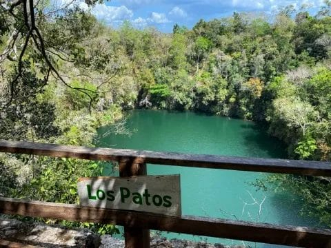 Ubicado a unos 400 metros del Cenote Azul, este cenote tiene un diámetro de 200 metros / Especial Ubicado a unos 400 metros del Cenote Azul, este cenote tiene un diámetro de 200 metros / Especial