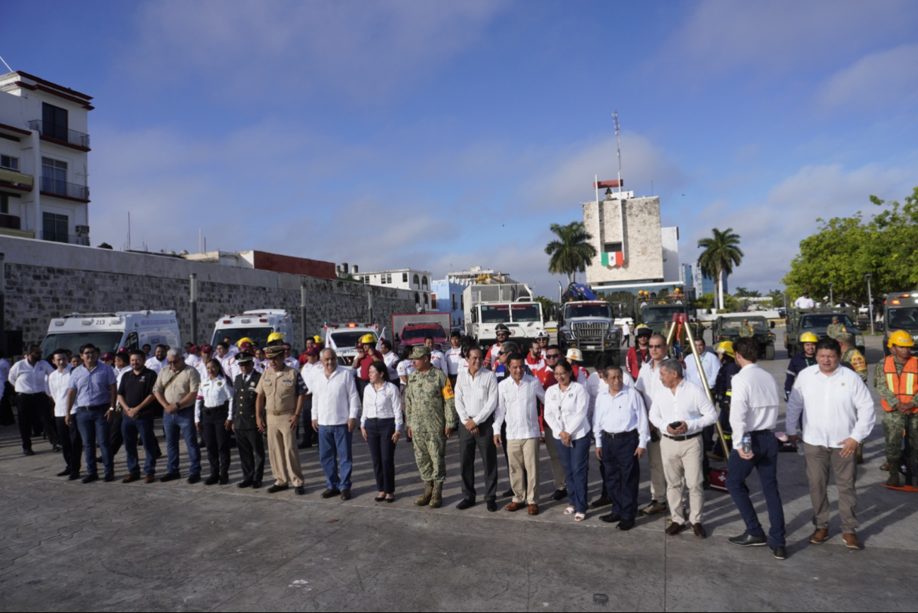 Conmemoran en Campeche sismos de 1985 y 2017