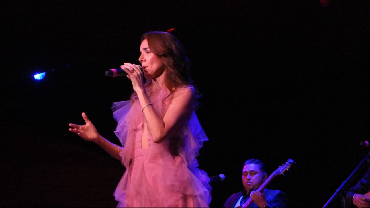 María San Felipe dio una apasionante interpretación en el Palacio de la Música. María San Felipe dio una apasionante interpretación en el Palacio de la Música.