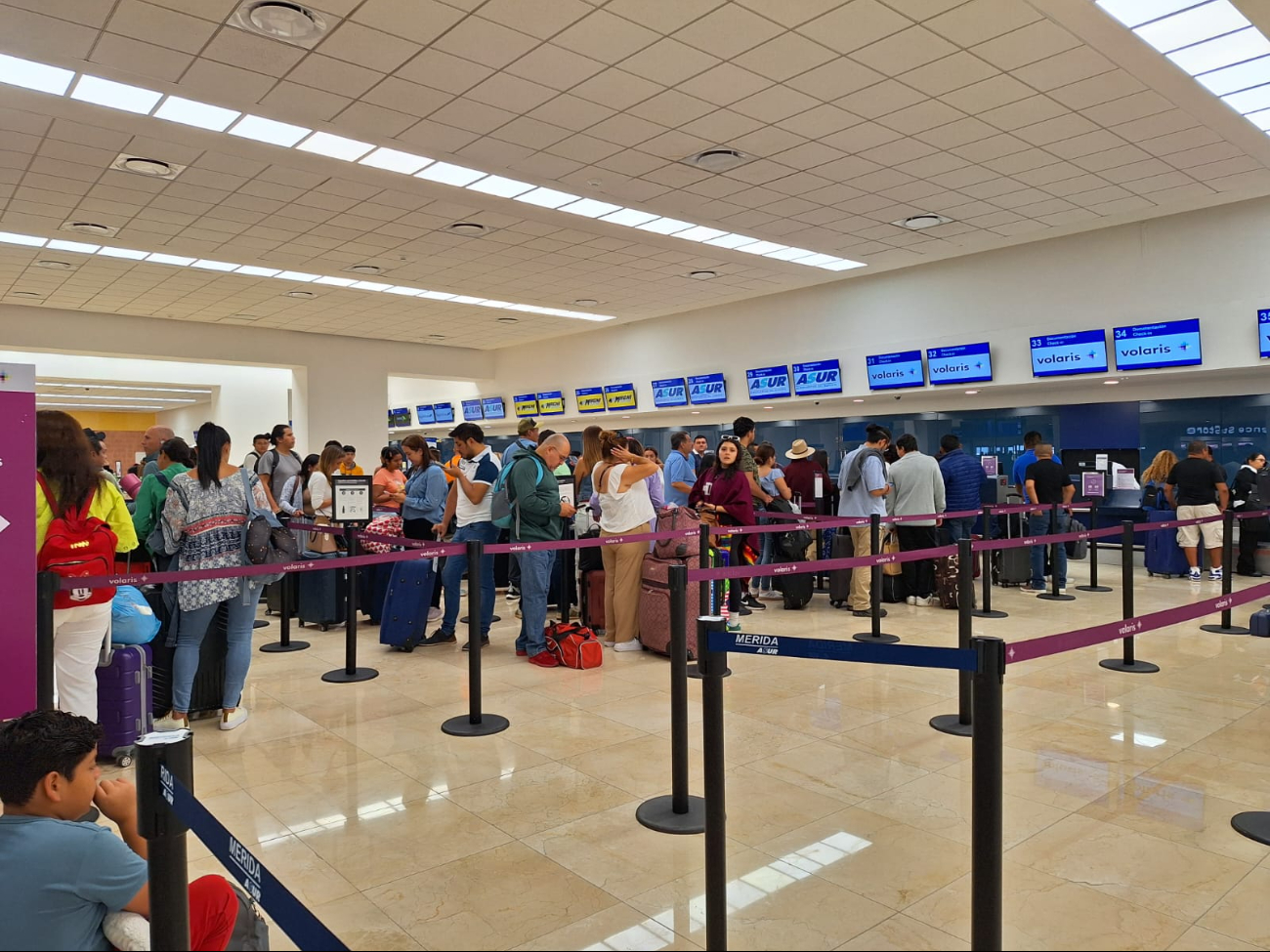 Pasajeros llegarán a Mérida cerca de las 9 de la mañana Pasajeros llegarán a Mérida cerca de las 9 de la mañana