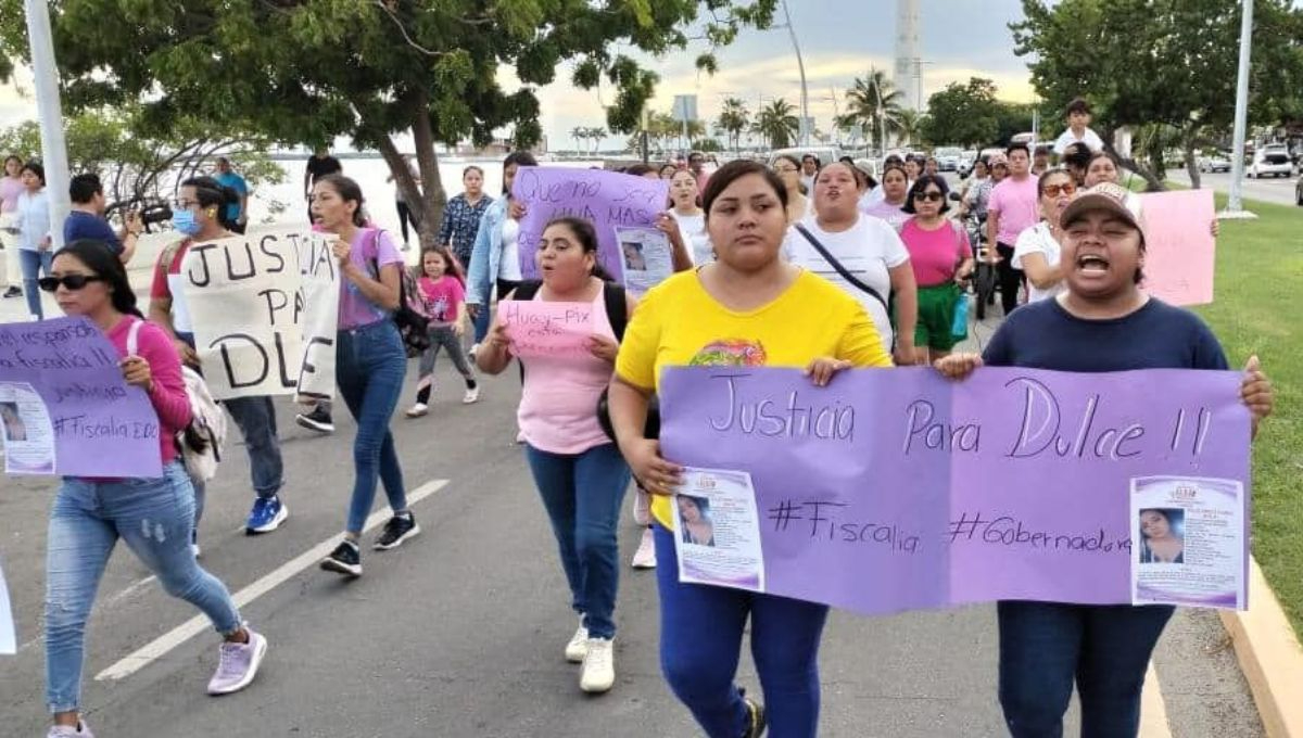 Marchan en Chetumal por el feminicidio de Dulce Yareli Flores