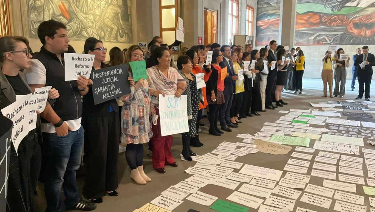 Trabajadores de la SCJN se unen al paro ante la Reforma al Poder Judicial