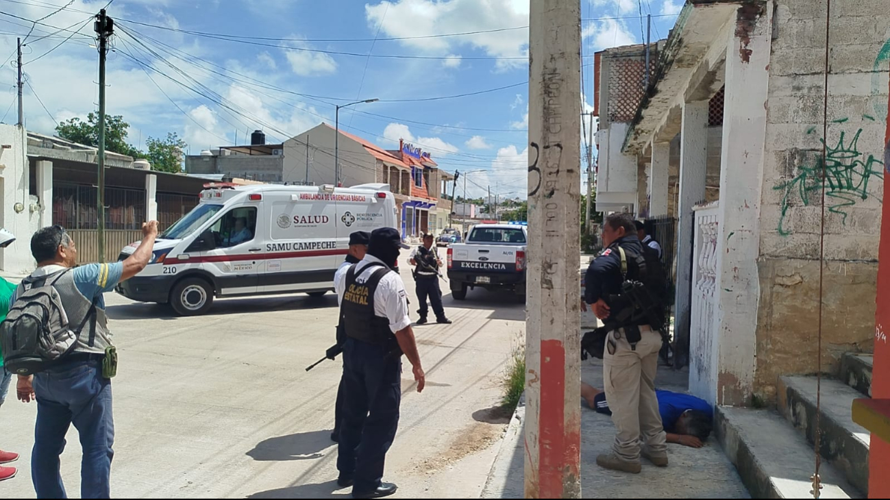 Vecinos de Concordia en Campeche alertaron por un hombre tirado con heridas sangrantes 
