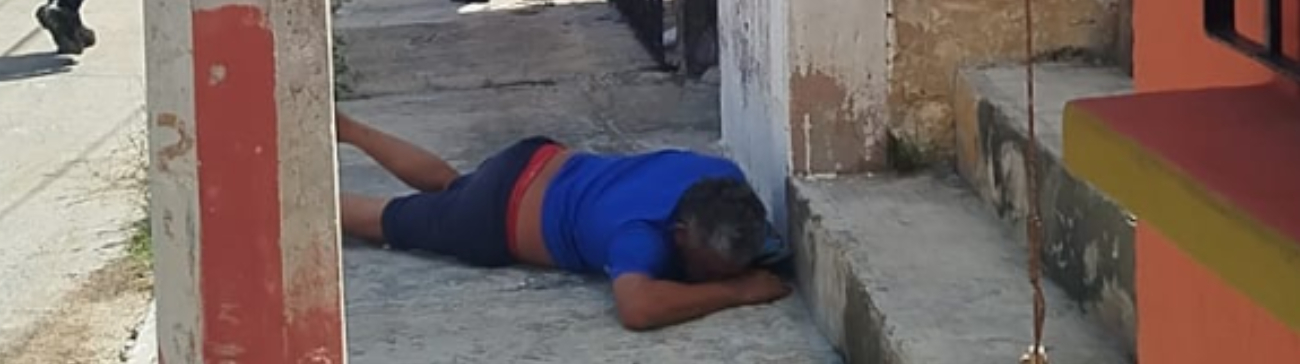 Vecinos se asustaron por el hombre Vecinos se asustaron por el hombre