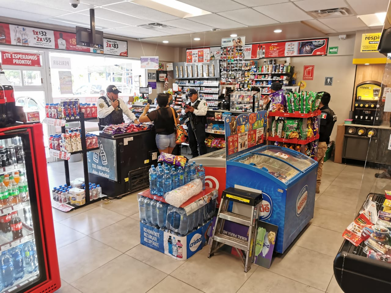 Elementos de la Policía Estatal Preventiva y de la Municipal exhortaron a la afectada a presentar su denuncia