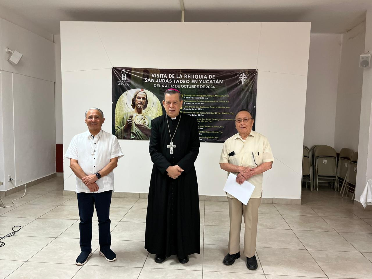 Preparan visita de la reliquia de San Judas Tadeo en iglesias de Yucatán